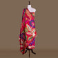 Gyasar Khinkhwab Floral Mustard Banarasi Handwoven Silk Dupatta