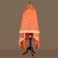 Aada Shahi Coral Rose Banarasi Handwoven Silk Dupatta