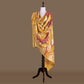 Gyasar Khinkhwab Floral Mustard Banarasi Handwoven Silk Dupatta