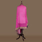 Chunri Buti Purple Banarasi Handwoven Chiffon Dupatta