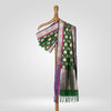 Angoor Buti Green Banarasi Handwoven Silk Dupatta