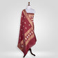 Kamal Deep Red Banarasi Handwoven Silk Dupatta