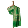 Chameli Green Banarasi Handwoven Silk Dupatta