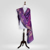 Kamal Purple Banarasi Handwoven Silk Dupatta
