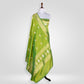 Kamal Parrot Green Banaras Handwoven Silk Dupatta