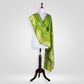 Kamal Parrot Green Banaras Handwoven Silk Dupatta