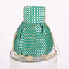 Chouka Green Banarasi Handwoven Silk Potli