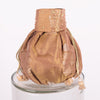 Flower Bunch Peach Banarasi Handwoven Silk Naaz Potli