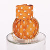 Button Daisy Rust Naaz Banarasi Handwoven Silk Potli