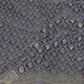 Brocade Phool Ink Blue Cotton Saree