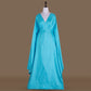 Chunri Buti Banarasi Handwoven Blue Tanchoi Silk Fabric