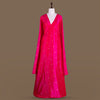 Chunri Buti Banarasi Handwoven Kadhwa Pink Silk Fabric
