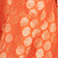Khinkhwab Banarasi Handwoven Orange Silk Fabric