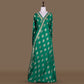 Gulaab Banarasi Handwoven Green Silk Dupion Fabric