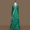 Gulaab Banarasi Handwoven Green Silk Dupion Fabric