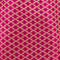Geometric Banarasi Handwoven Pink Satin Silk Fabric
