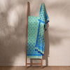Lubna Waterfall Blue Banarasi Handwoven Cotton Suit Set