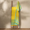 Lubna Yellow Banarasi Handwoven Cotton Suit Set