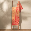 Lubna Maple Red Banarasi Handwoven Cotton Suit Set
