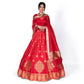 Rusnata Gyasar Lehenga Scarlet Red