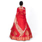 Rusnata Gyasar Lehenga Scarlet Red