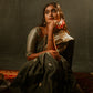 Kairi Olive Banarasi Handwoven Silk Saree