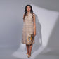 Baagh Banarasi Handwoven Womens Midi Dress