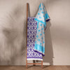 Kangani Blue Orchid Banarasi Handwoven Cotton Suit Set