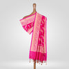 Aarna Hot Pink Banarasi Handwoven Silk Dupatta