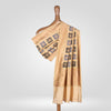 Chouka Oyster Grey Banarasi Handwoven Silk Dupatta