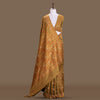 Manikya Banarasi Handwoven Dupion Green Silk Saree