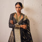 Sitara Banarasi Handwoven Black Silk Lehenga
