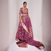 Sitara Banarasi Handwoven Jamuni Silk Lehenga