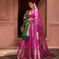 Shahbanu Pink Banarasi Handwoven Lehenga